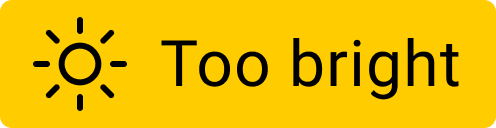 too bright icon