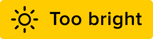 too bright icon