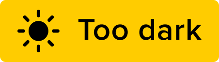 too dark icon