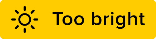 too bright icon