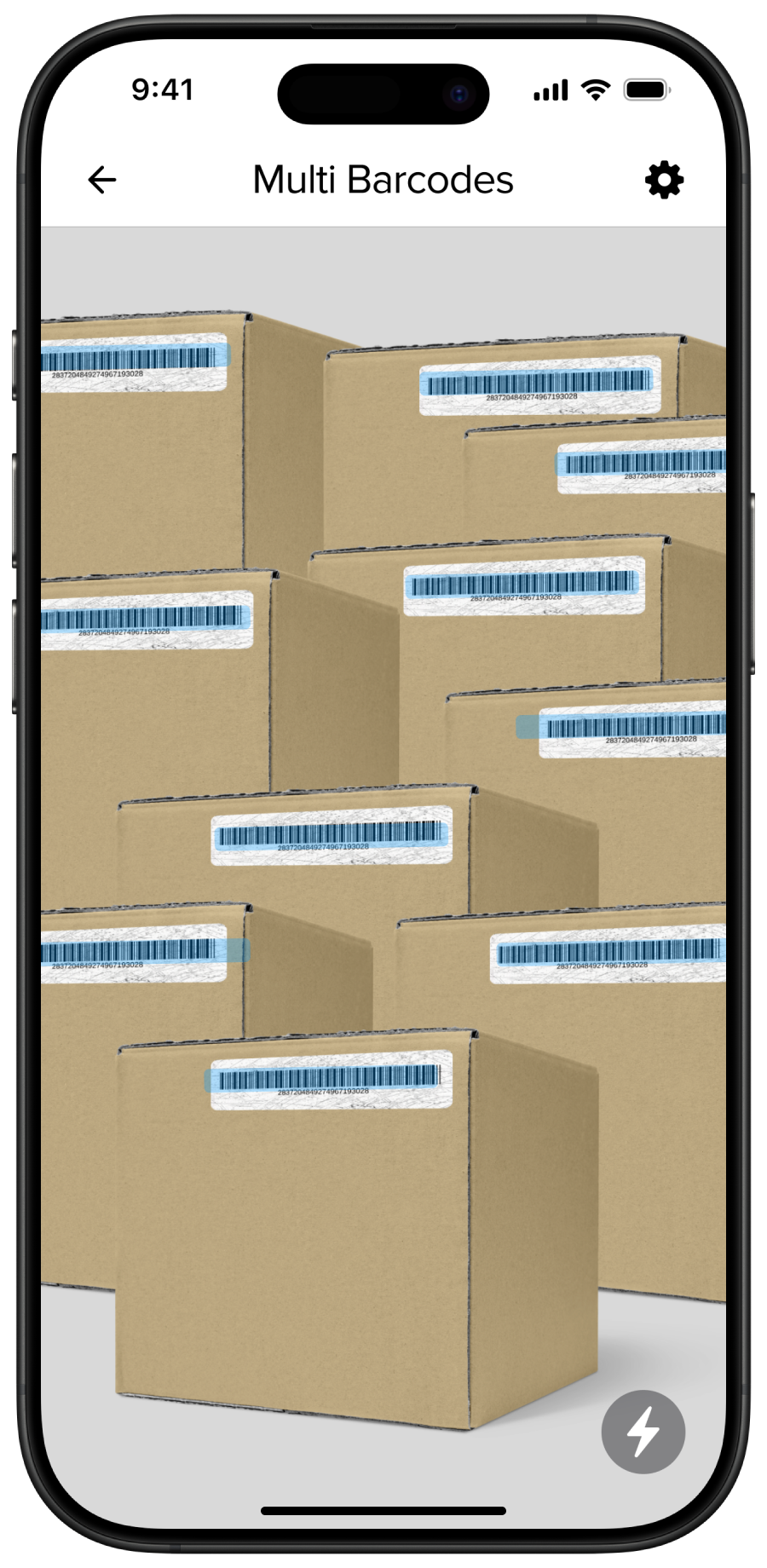 Single barcode scanning