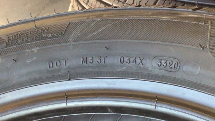 Example Tire Identification Number (DOT)