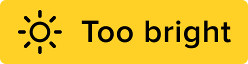 too bright icon